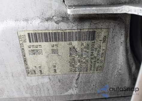 2011 Nissan Maxima 3.5 Sv из США, поврежденный, VIN 1N4AA5AP3BC843501